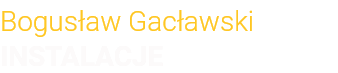 Bogusław Gacławski Firma usługowo handlowa Logo